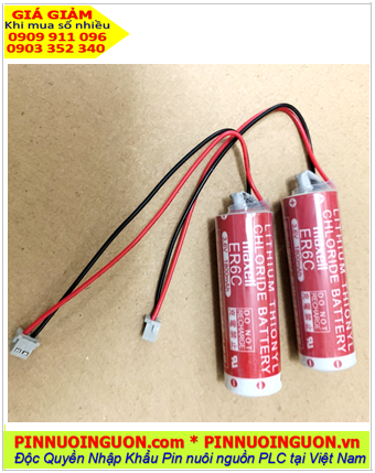 Maxell ER6; Pin nuôi nguồn PLC Maxell ER6 lithium 3.6v AA2000mAh chính hãng _Xuất xứ Nhật